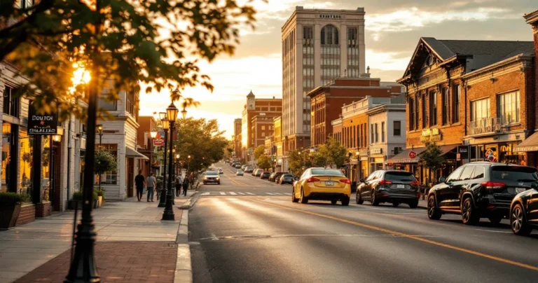 Bowling Green downtown, WKU area, commercial district