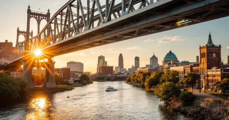 Chattanooga riverfront, Walnut Street Bridge area
