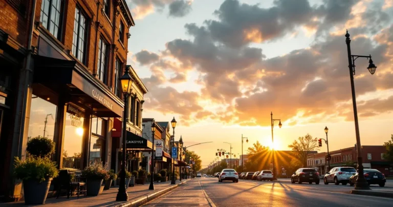 Clarksville downtown, Fort Campbell area commercial